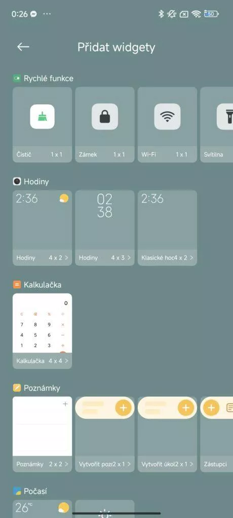 xiaomi 14 widgety