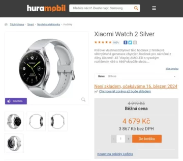 Xiaomi Watch 2 Huramobil.cz
