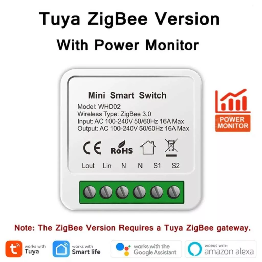 ZigBee elektrický spínač