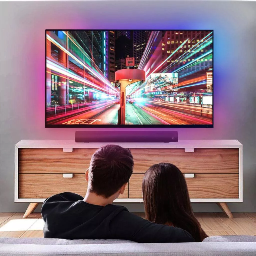 Ambient sync RGB LED pásek od MOES AliExpress TV příslušenství