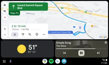 Android Auto Mapy Google