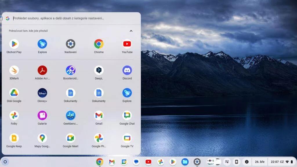 chromebook za par stovek chromeos