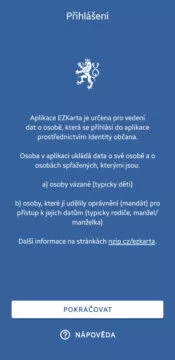 Udělejte tečku za Tečkou. Je tu EZKarta 14 ezkarta instalace 6