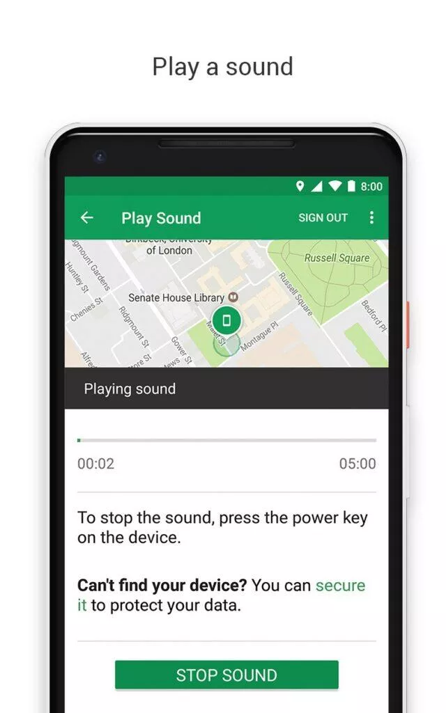 najdi ztracený telefon