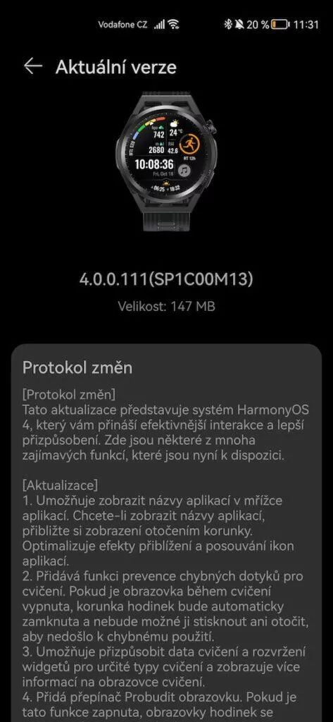 huawei watch gt runner update 3