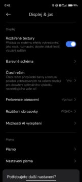 Výkonná bestie s fotoaparátem, který pohladí po duši 10 hyperos displej nastaveni