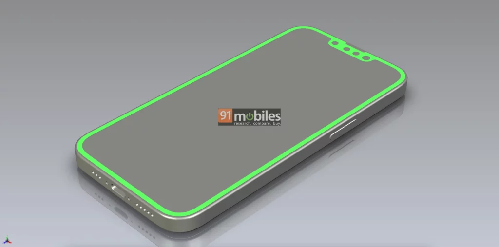 iPhone SE 4 CAD render