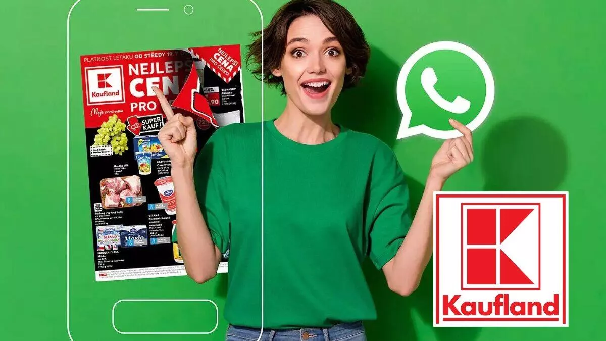 Kaufland v roce 2024? Letáky rozesílá přes WhatsApp!