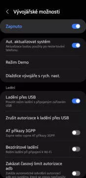 Kouzlíme s adb - umíte udělat screenshot Always On Display? 1 ladeni usb