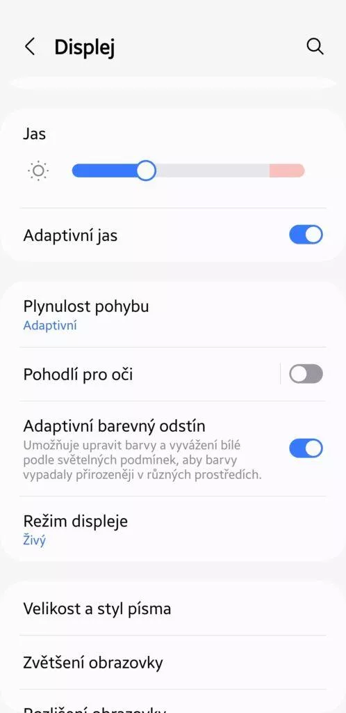 nastaveni displeje 1