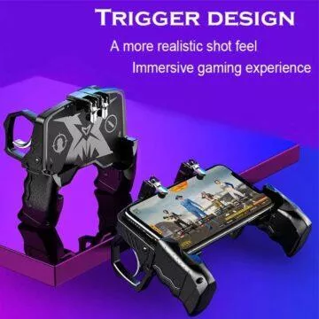 Ovladač se spouštěmi AliExpress grip gaming ovladač držák herní mobilní