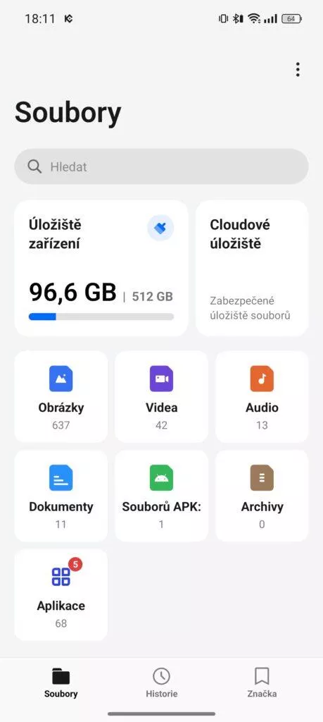 realmeui 5 spravce souboru