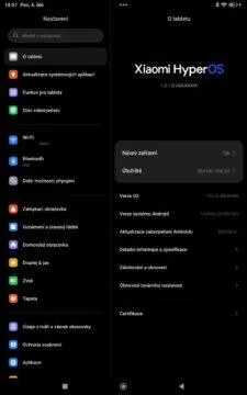 Oblíbený tablet Redmi Pad SE obdržel Android 14 a HyperOS! 2 redmi pad se update 2