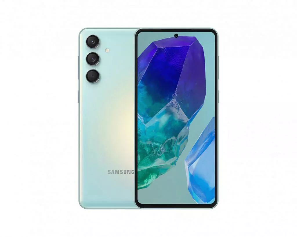 samsung galaxy m55 zelená