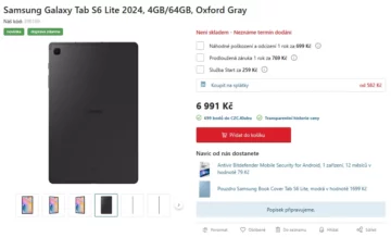 Samsung Galaxy Tab S6 Lite (2024) česká cena