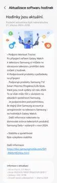 galaxy watch5 pro aktualizace