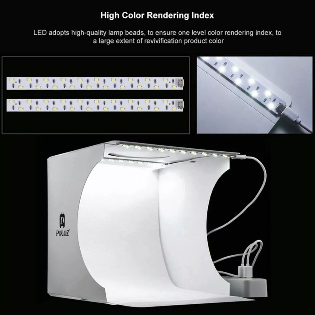 Skládací lightbox AliExpress DSLR foto příslušenství