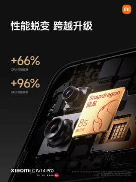 snapdragon 8s gen3 xiaomi civi 4 pro