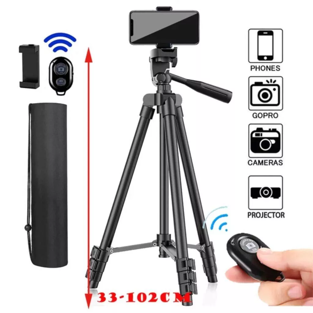 Teleskopický tripod stativ AliExpress DSLR foto příslušenství