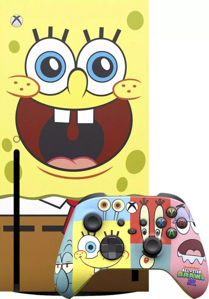Xbox Series X Spongebob v kalhotách