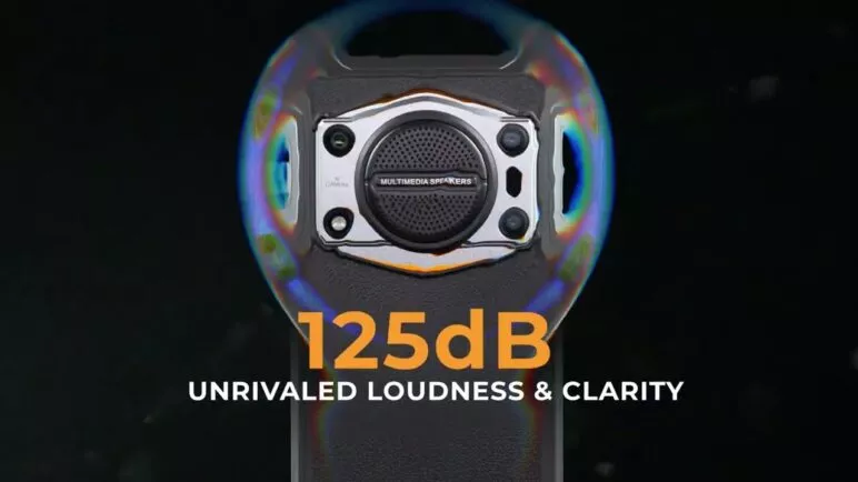 Blows your ears!📣OUKITEL WP22 rugged phone with 125dB volume speaker | HiFi Quality & Loud enough!