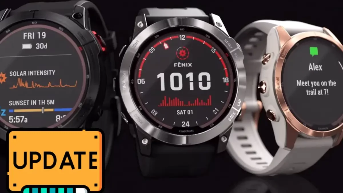 Nová aktualizace dražších hodinek Garmin opravuje spoustu chyb. Stáhnete si ji?