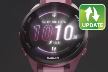 Garmin Forerunner 165 aktualizace