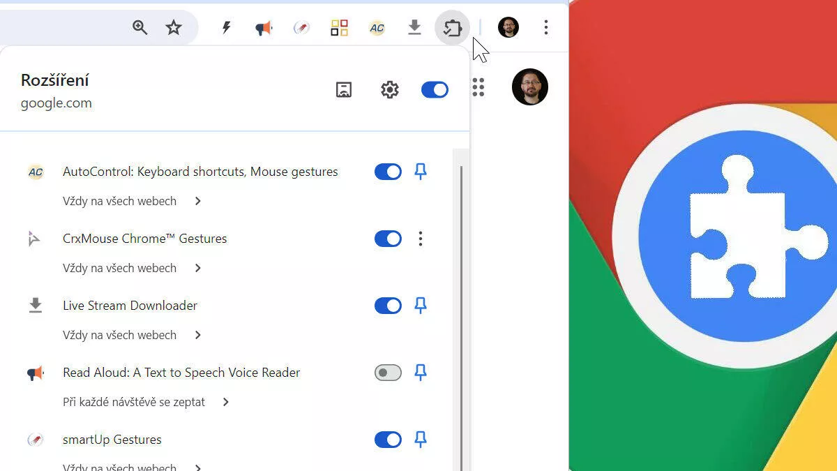 Google chystá kill-switch pro všechna rozšíření v Chrome. Užitečné, pokud jich máte opravdu hodně