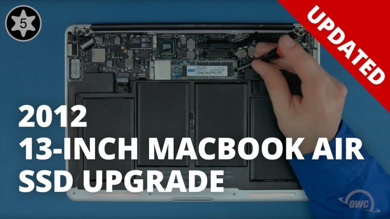 How to Install a SSD in a 13-inch MacBook Air 2012 - UPDATED