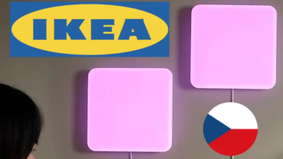 IKEA nově v Česku prodává nástěnný LED panel, jde ovládat mobilem