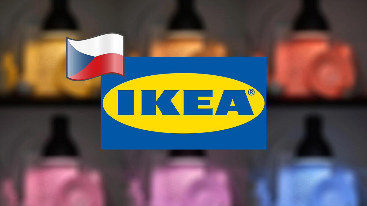 Chytré osvětlení za pakatel. IKEA v Česku prodává novou chytrou RGB žárovku!
