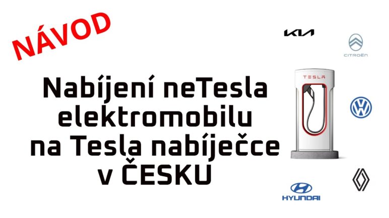 Jak nabíjet neTesla auto na Tesla nabíječkách v Česku #ev #nabijeni #tesla #supercharger #česko