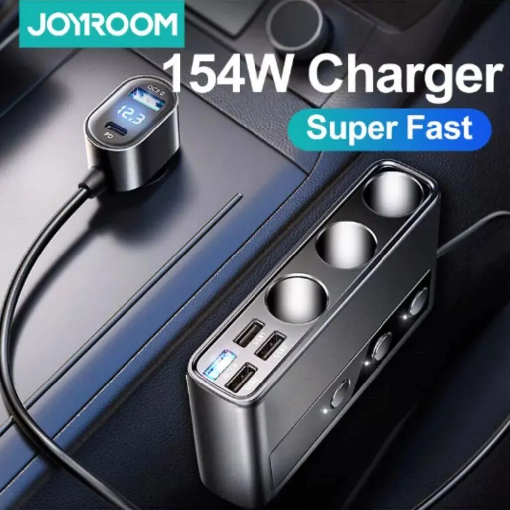 Joyroom 154W prodlužovačka na USB a 12V zásuvku AliExpress auto příslušenství