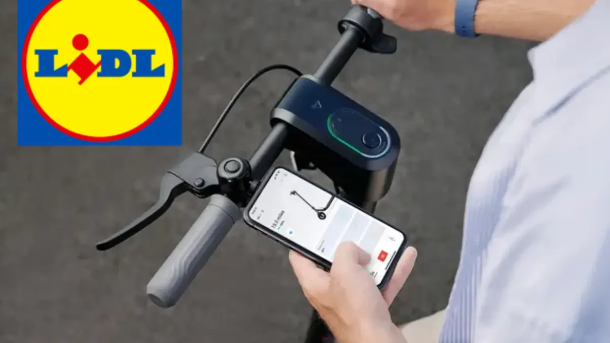 LIDL prodává elektrickou koloběžku s 25km dojezdem. Dá se propojit s telefonem