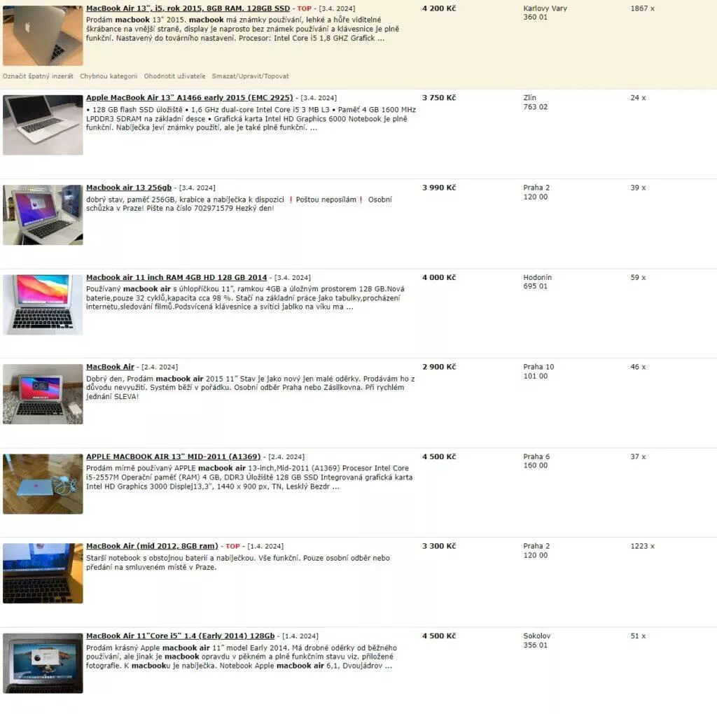 macbook air bazos