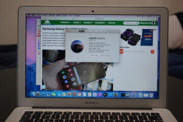 MacBook Air Mid 2012 přední strana