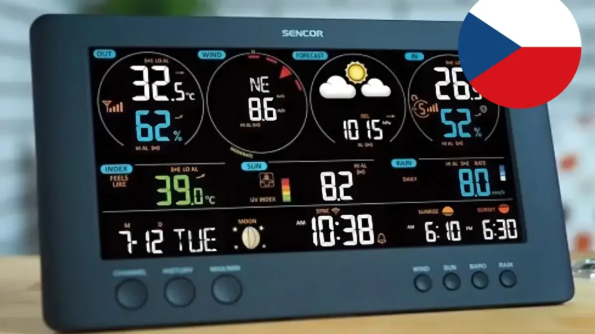 Profi meteostanice Sencor SWS 12500 nikdy nebyla levnější! Zláká nejen velkým barevným displejem