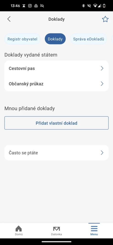 Aplikace Portál občana