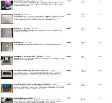 Tenhle MacBook Air nestojí ani 4 tisíce. I v dnešní době přitom slouží nad očekávání dobře! 2 pouzite macbooky air bazos