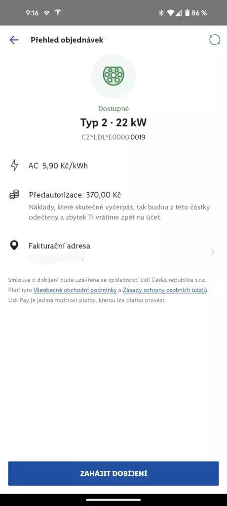 Přehled objednávek
