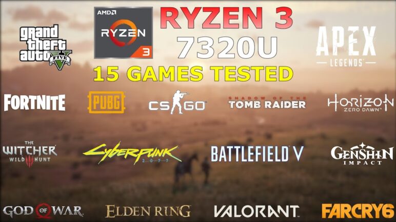Ryzen 3 7320U (Radeon 610M) - Test in 15 Games - Lenovo IdeaPad Slim 1 (2023)