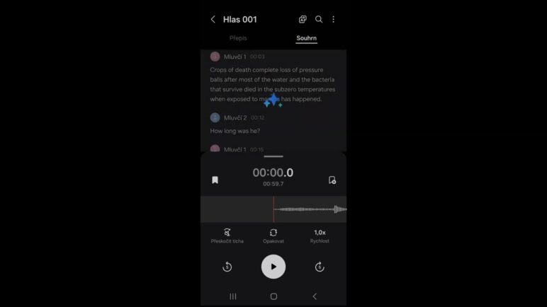 Samsung Galaxy S24 AI - recording