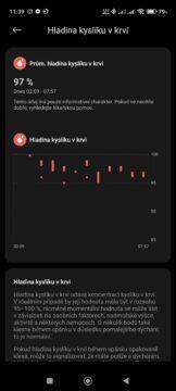 Měření spánku Xiaomi Watch2 Pro LTE, kyslík