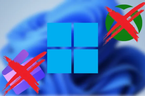 Windows 11 bloatware ilustrace