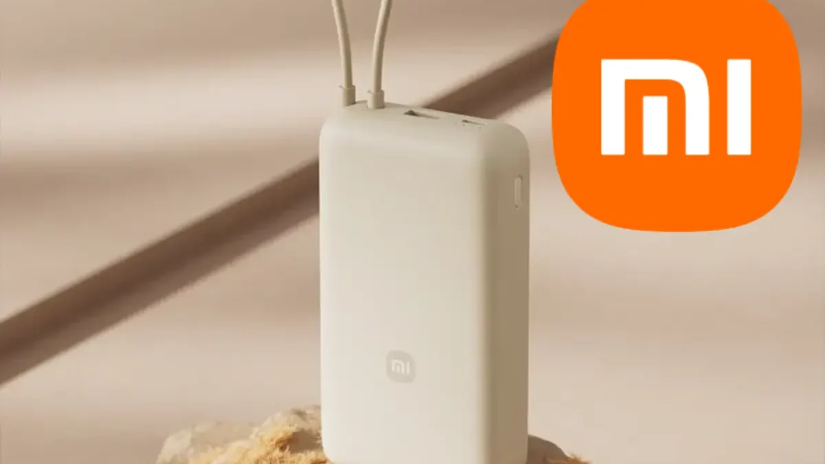 Nová powerbanka od Xiaomi má zabudovaný kabel a 20 000mAh kapacitu