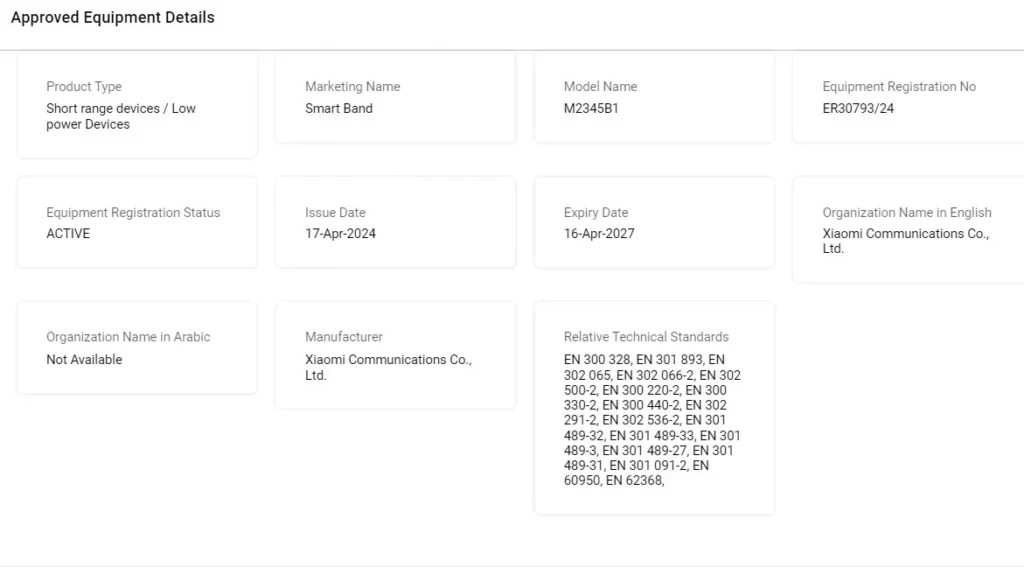xiaomi smart band 9