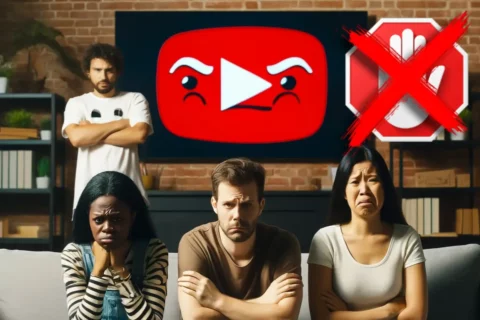YouTube blokování reklamy