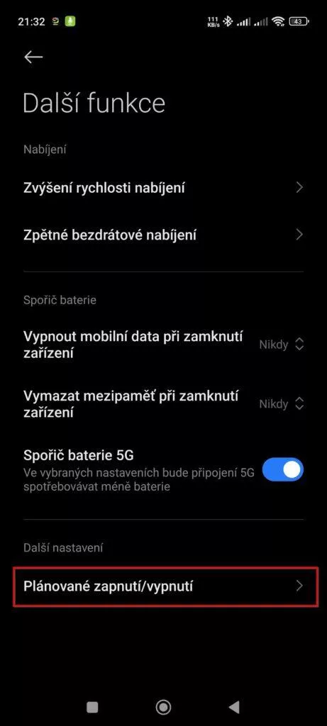 Další funkce