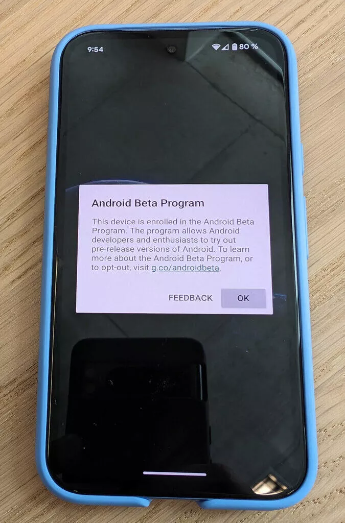 Android 15 start