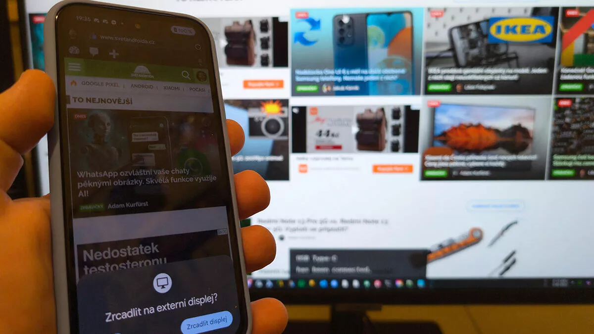 Konečně! Android 15 naučí váš Pixel 8 zrcadlit obraz přes USB-C